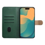 Flipové pouzdro Split Book case pro Xiaomi Redmi Note 15 5G, green gold