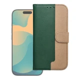 Split Book case for IPHONE 17 PRO MAX green gold