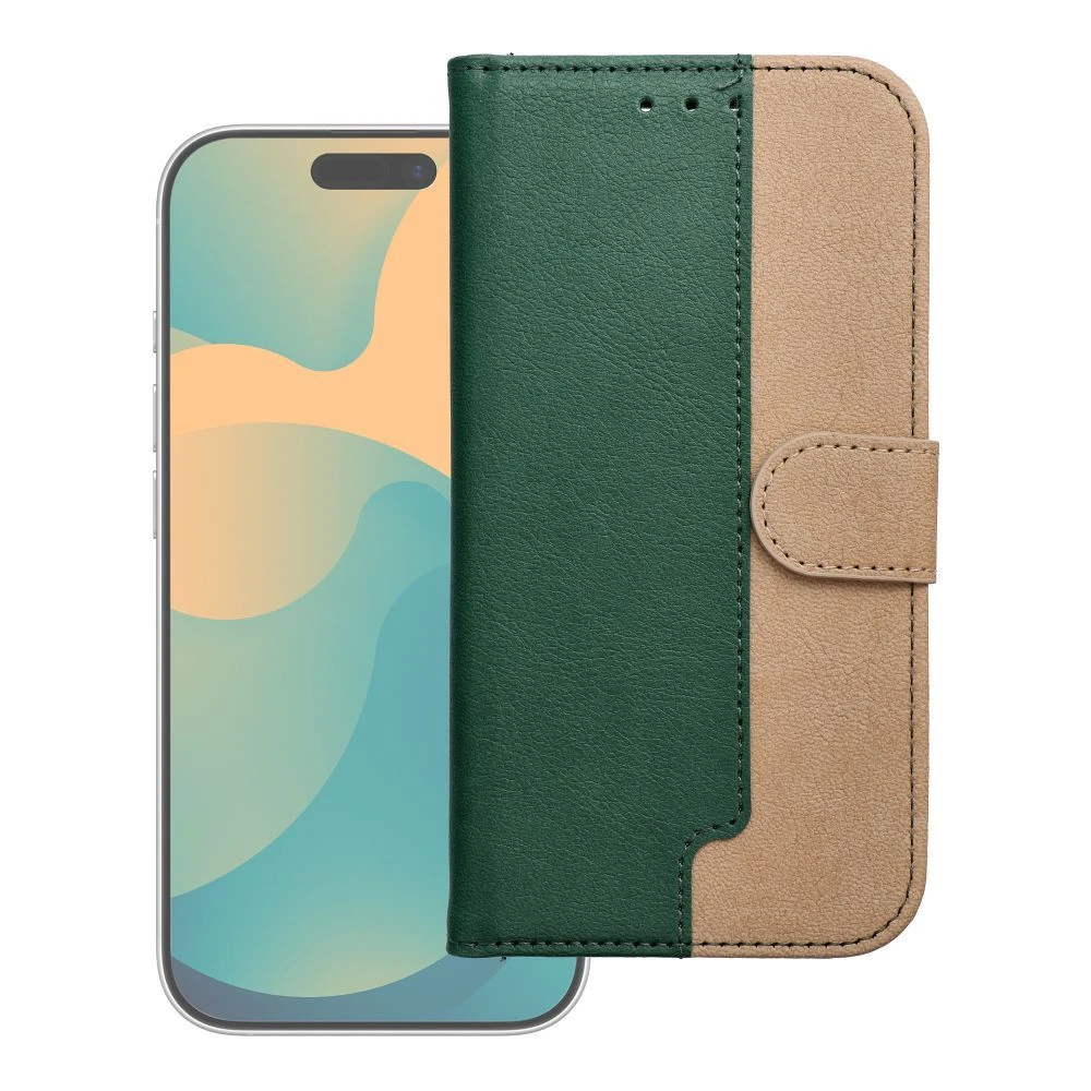 Split Book case for IPHONE 17 PRO MAX green gold