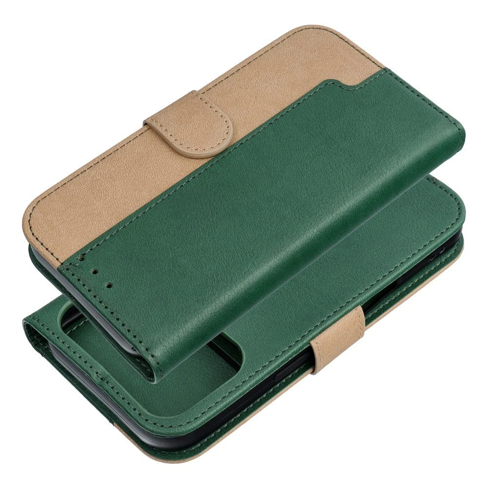 Split Book case for IPHONE 17 green gold