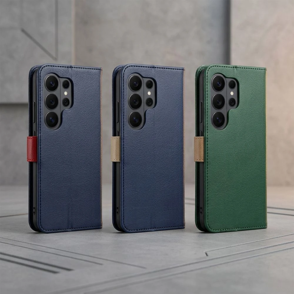 Split Book case for XIAOMI Redmi Note 15 5G navy red