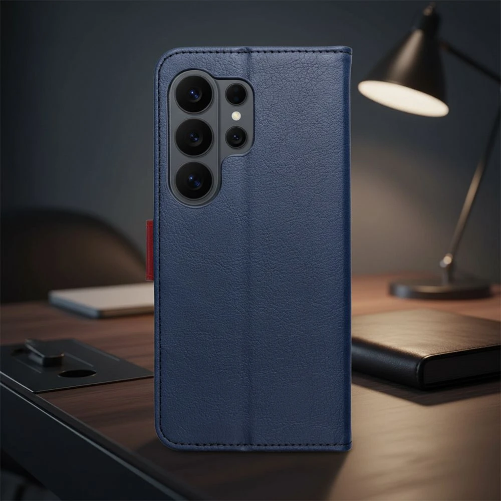 Split Book case for SAMSUNG S26 PLUS navy red