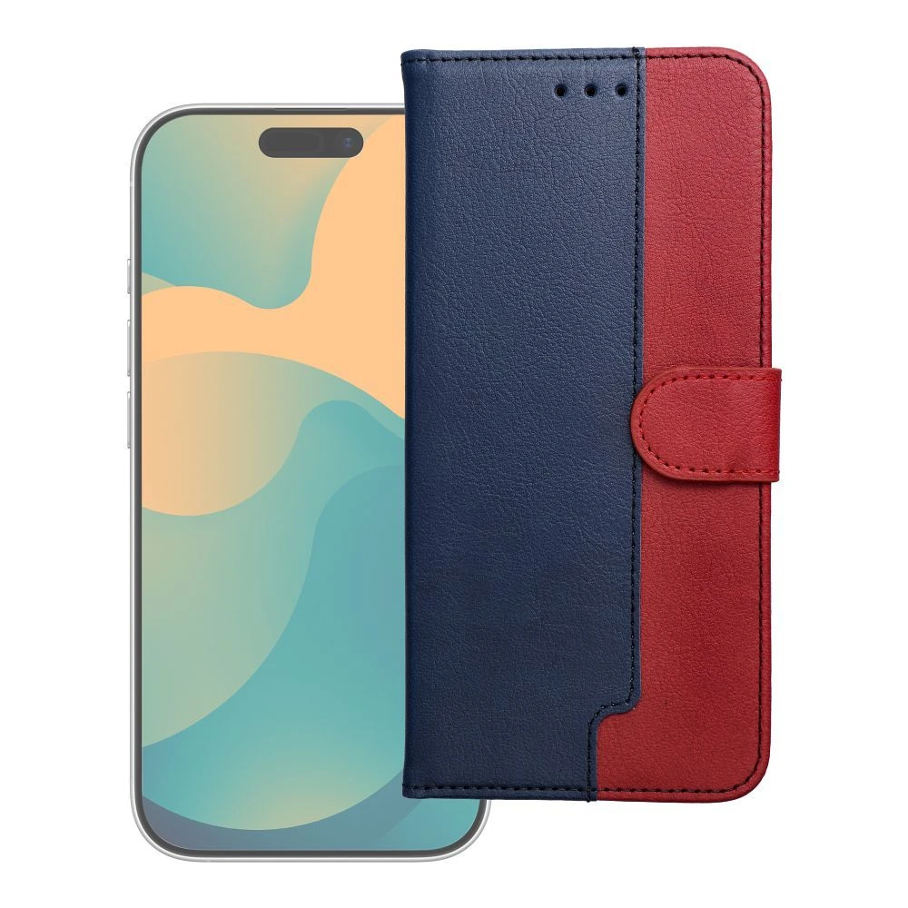 Split Book case for XIAOMI Redmi Note 15 PRO 4G navy red