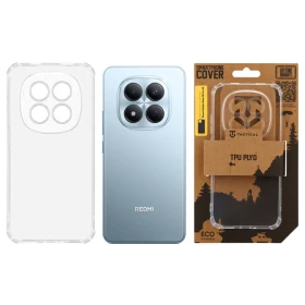 Zadný kryt Tactical TPU Plyo pre Xiaomi Redmi Note 15 Pre 4G, transparentný