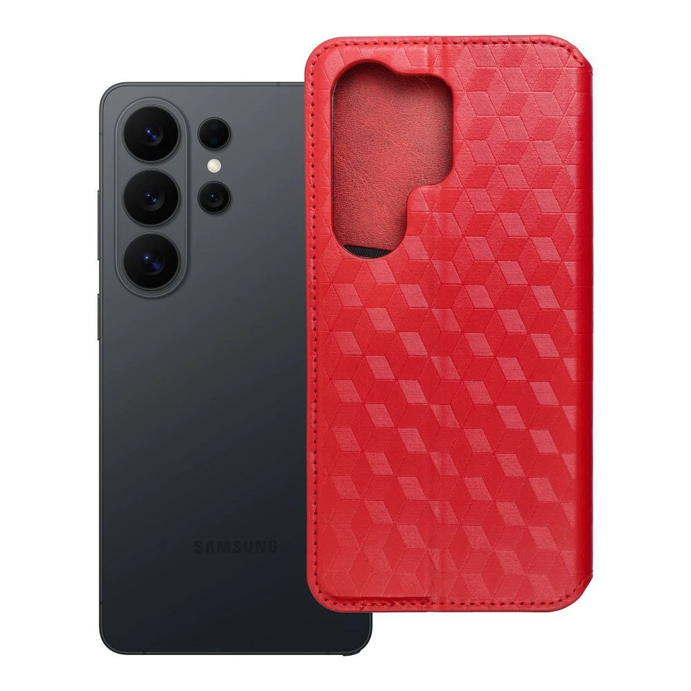 Flip case for Xiaomi Redmi NOTE 15 PRO 4G Cubic Book red