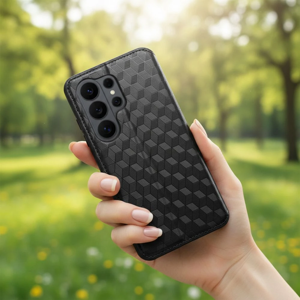 Flip case for Samsung A37 Cubic Book black