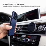 Magnetický držák FIXED MagCircle do ventilace s podporou MagSafe, černý