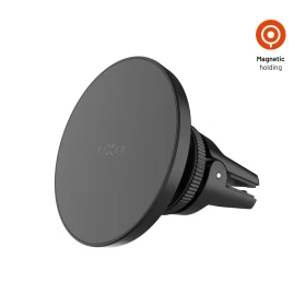 Magnetický držiak FIXED MagCircle do ventilácie s podporou MagSafe, čierna