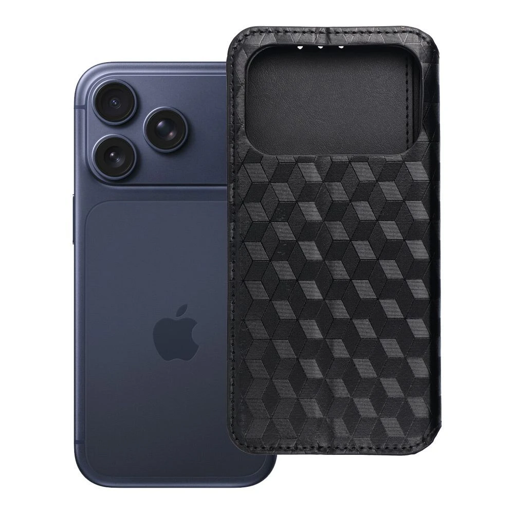 Flip case for iPhone 17 PRO Cubic Book black