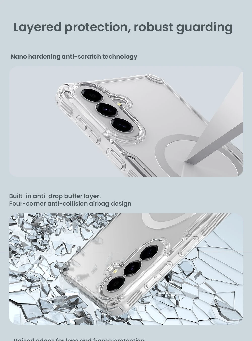 Nillkin Nature TPU PRO Magnetic Kryt pro Samsung Galaxy A57 Transparent