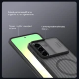 Nillkin CamShield PRO Magnetic Zadní Kryt pro Samsung Galaxy A57 Transparent Black