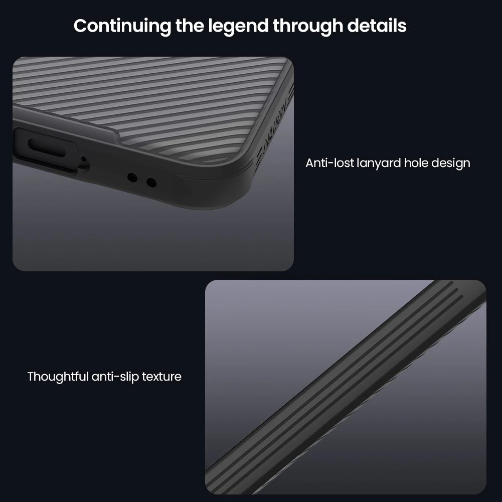 Nillkin CamShield PRO Magnetic Zadní Kryt pro Samsung Galaxy A57 Transparent Black