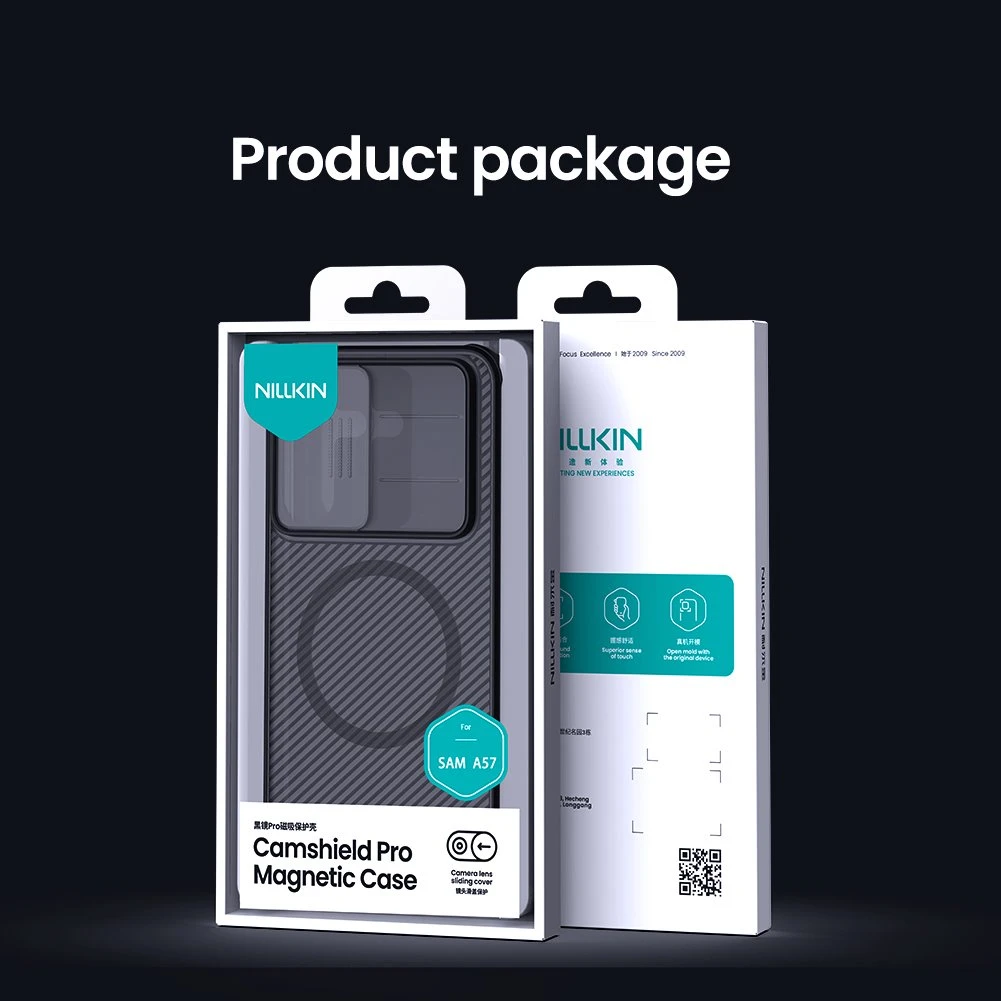 Nillkin CamShield PRO Magnetic Zadní Kryt pro Samsung Galaxy A57 Transparent Black