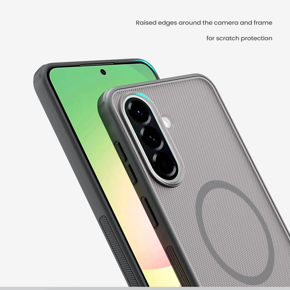 Nillkin Super Frosted PRO Magnetic Zadní Kryt pro Samsung Galaxy A57 Transparent Black