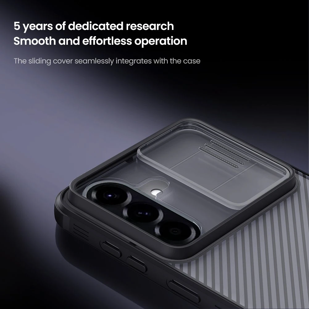 Nillkin CamShield PRO Zadní Kryt pro Samsung Galaxy A57 Transparent Black