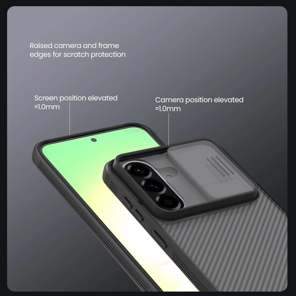 Nillkin CamShield PRO Zadní Kryt pro Samsung Galaxy A57 Transparent Black