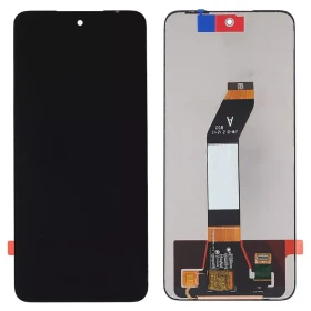 LCD display + dotyková doska + predný kryt pre Xiaomi Redmi Note 11, Poco M4 Pro 4G, black (TFT)