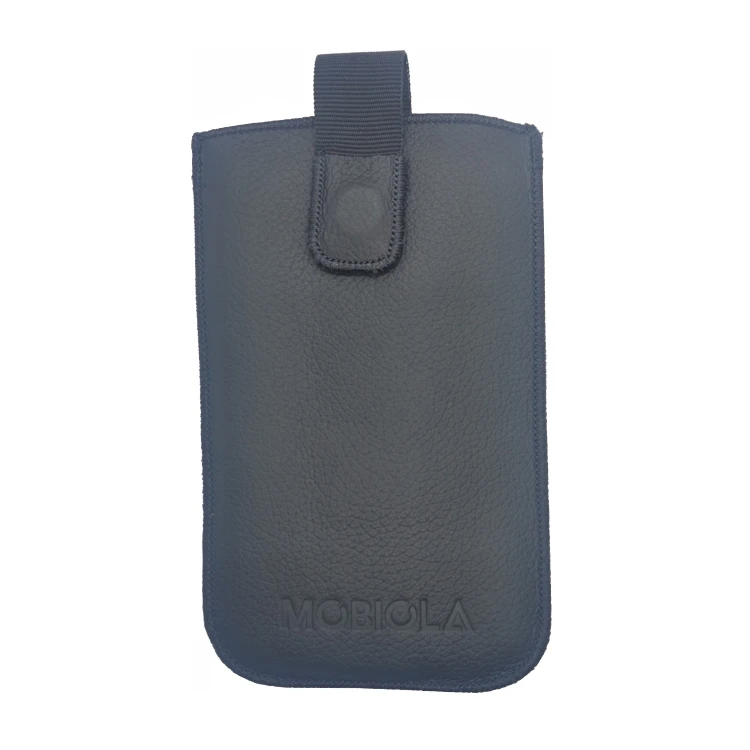 Vysúvacie púzdro pre MOBIOLA MB3020, kožené, čierna