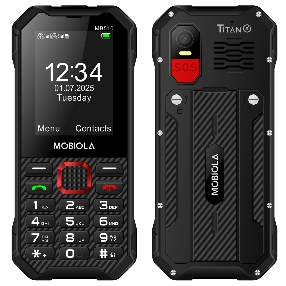 Mobiola MB510 TitanX černá