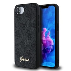 Zadný kryt Guess 4G Charm pre Samsung Galaxy A57, čierna
