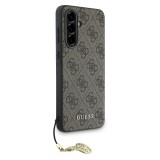 Zadní kryt Guess 4G Charm pro Samsung Galaxy A57, hnědá