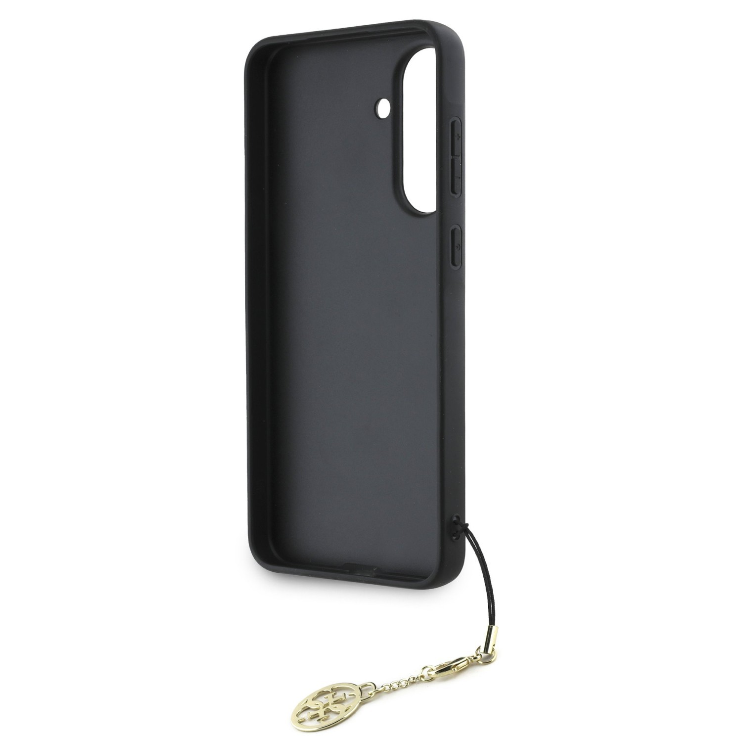 Zadní kryt Guess 4G Charm pro Samsung Galaxy A37, hnědá