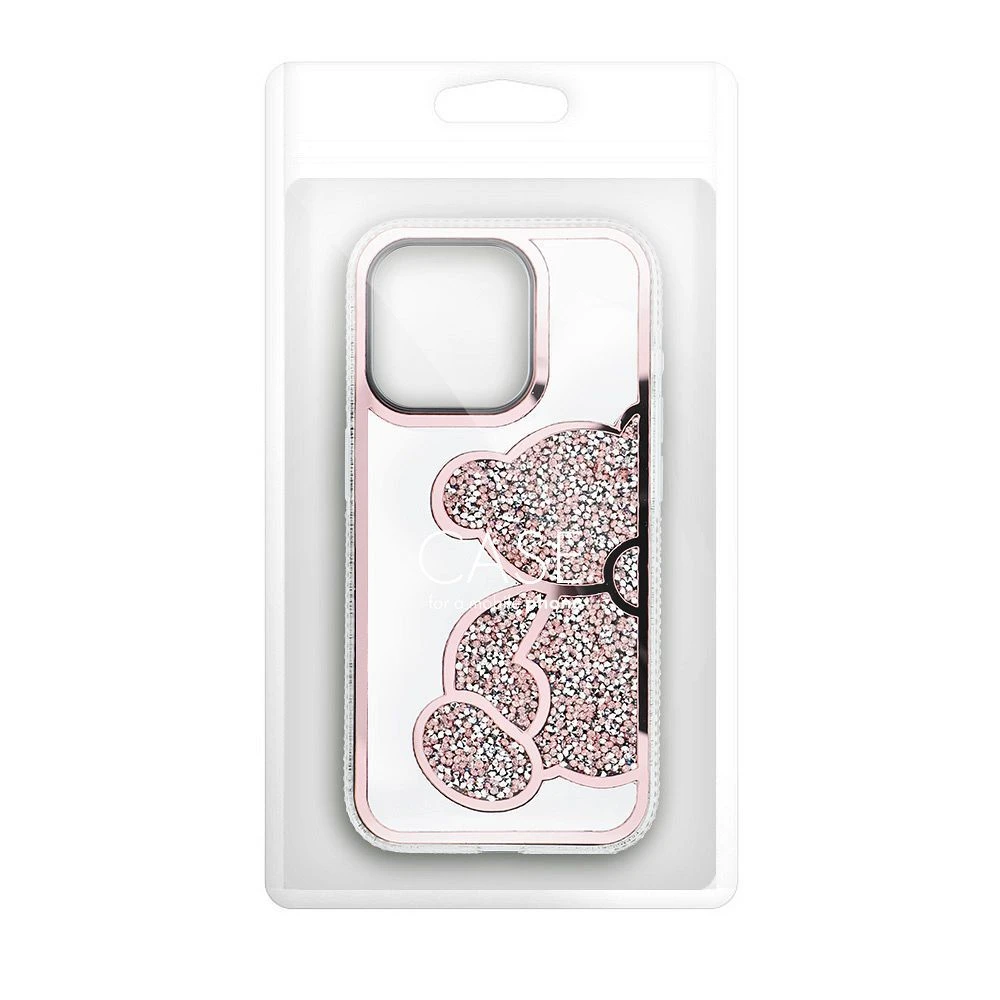 Case for iPhone 16 PRO Teddy Bear pink