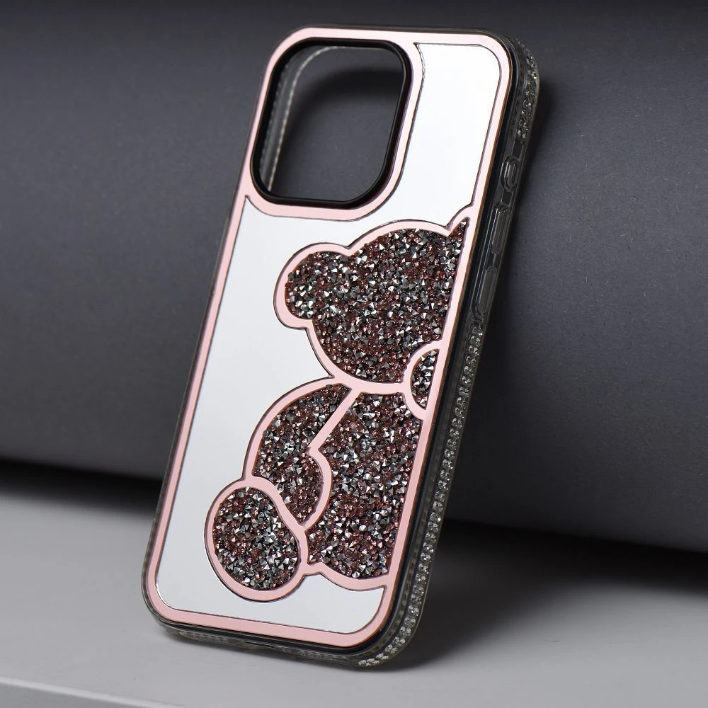 Case for iPhone 13 MIN Teddy Bear pink