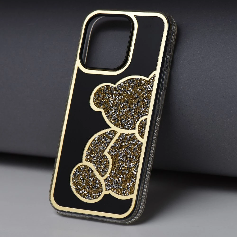 Case for iPhone 12 MINI Teddy Bear gold
