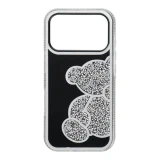 Case for iPhone 17 PRO Teddy Bear silver