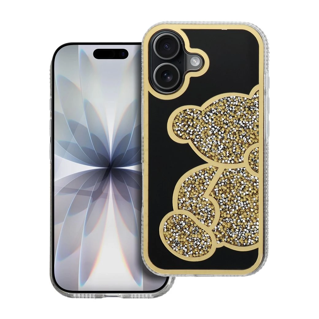 Case for iPhone 17 Teddy Bear gold