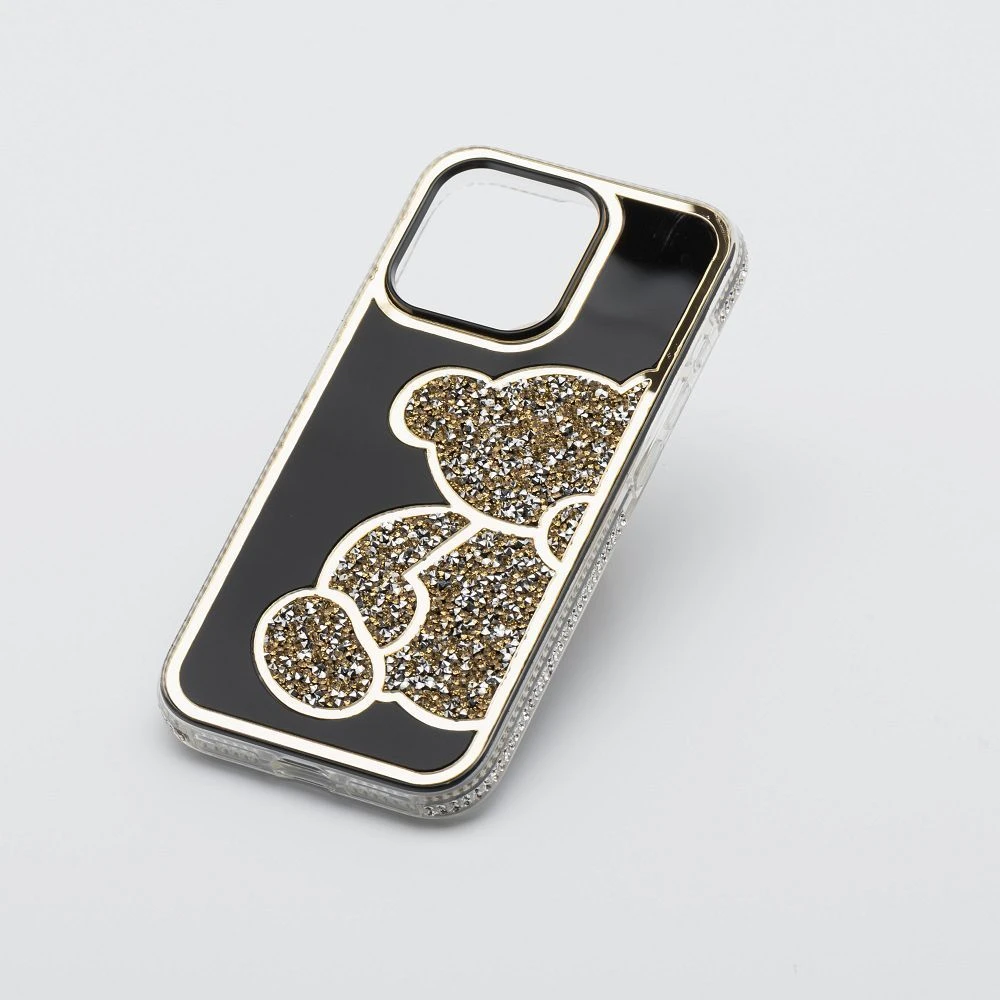 Case for iPhone 17 Teddy Bear gold