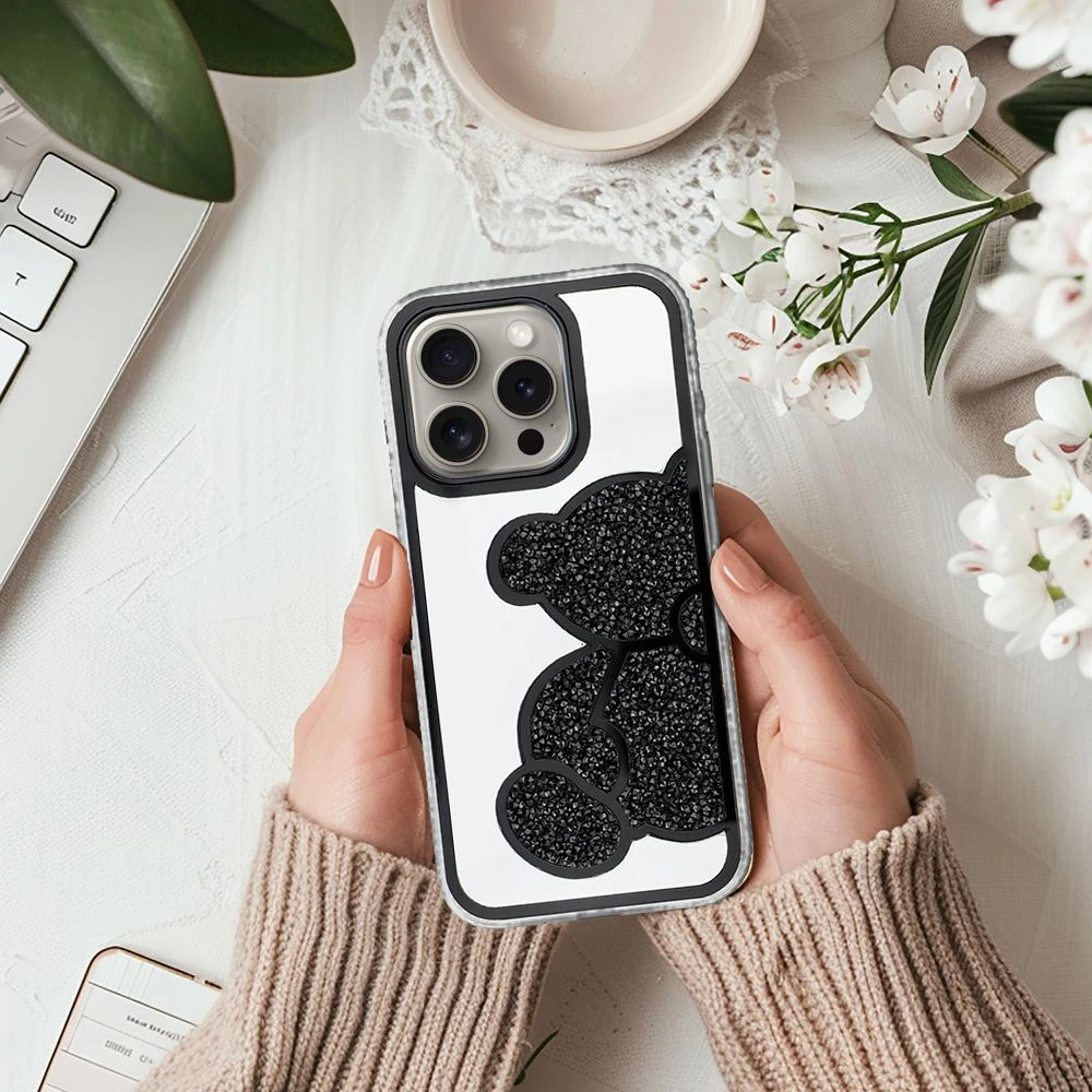 Case for iPhone 17 PRO MAX Teddy Bear black