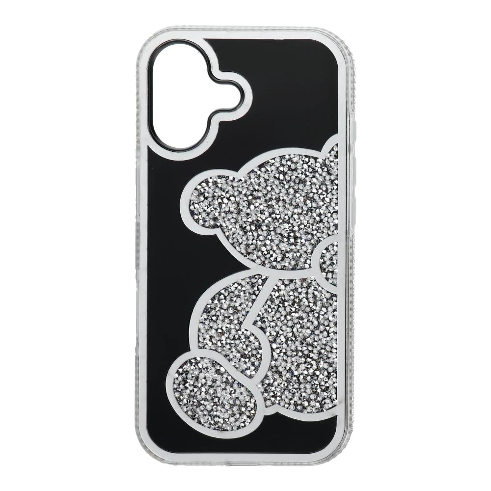 Case for iPhone 17 Teddy Bear silver