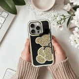 Case for iPhone 17 PRO Teddy Bear gold