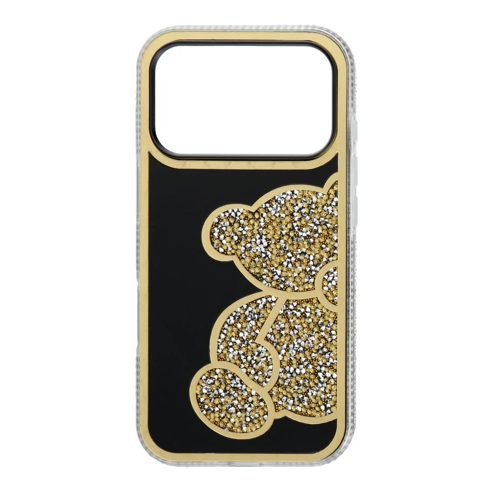 Case for iPhone 17 PRO Teddy Bear gold