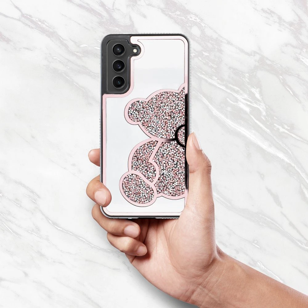 Case for Samsung A17 Teddy Bear pink