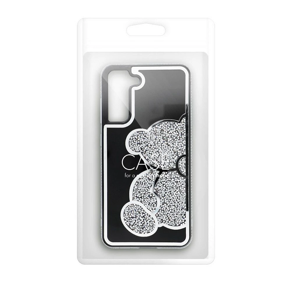 Case for Samsung A17 Teddy Bear silver