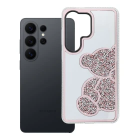 Zadný kryt TEDDY BEAR Case pre Samsung Galaxy S26 Ultra, ružová