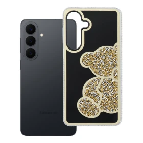 Zadný kryt TEDDY BEAR Case pre Samsung Galaxy S26+, zlatá