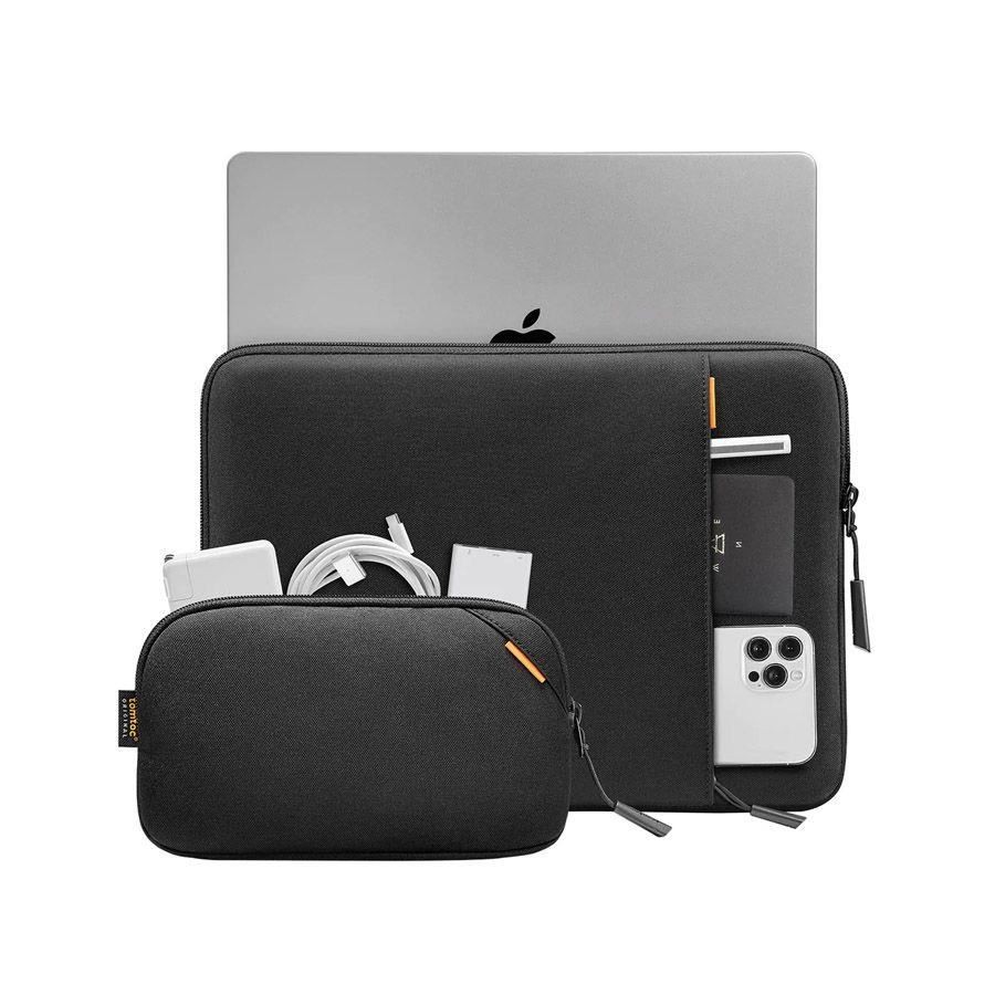 Pouzdra tomtoc Sleeve Kit - 14" MacBook Pro, černá