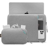 Pouzdra tomtoc Sleeve Kit - 13" MacBook Pro / Air, šedá