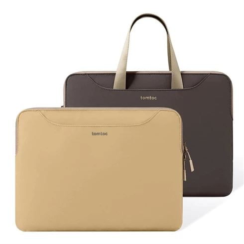 tomtoc Light-A21 Dual-color Slim Laptop Handbag, 13,5 Inch - Cookie