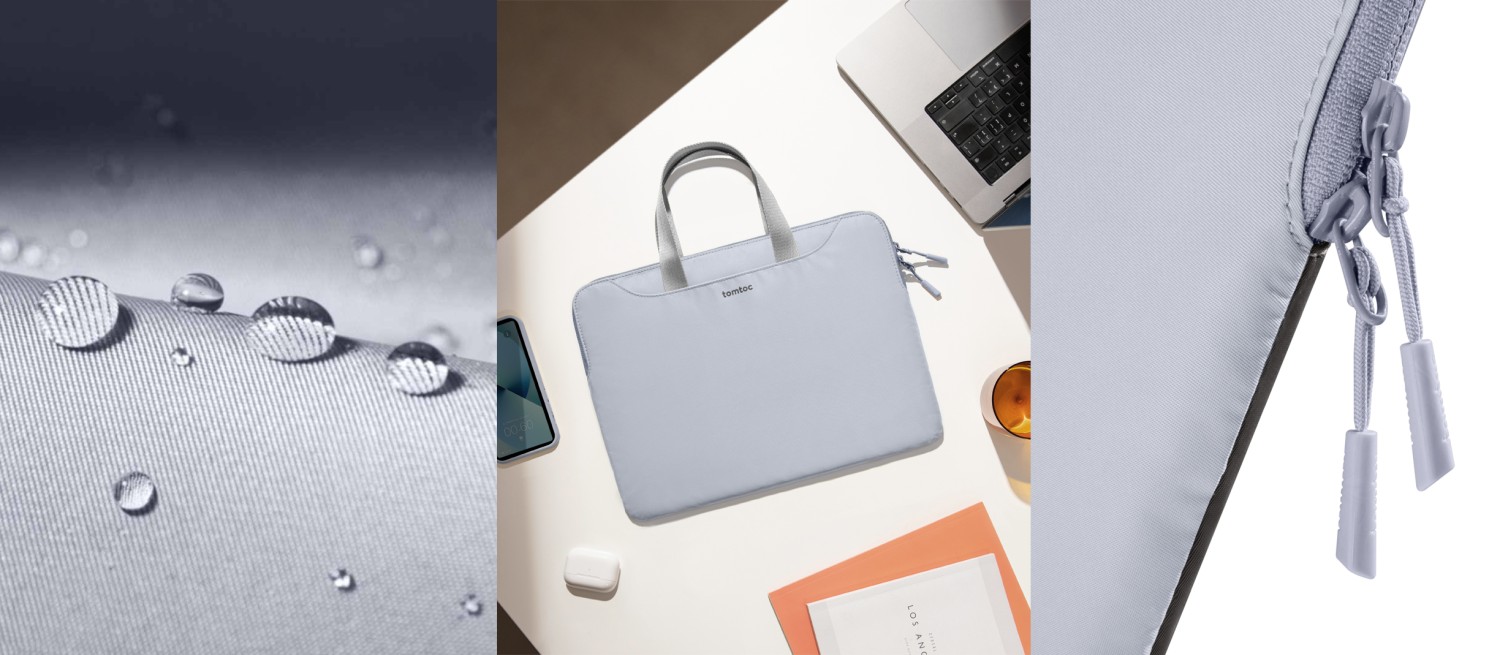 Taška tomtoc Light-A21 Dual-color Slim Laptop Handbag, 13,5 Inch, modrá