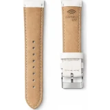 Carneo platební řemínek, 22mm bílá kůže