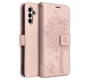 Flipové púzdro MEZZO Book case pre Samsung Galaxy A37 5G, tree rose gold