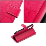 MEZZO Book case for SAMSUNG S26 Edge teddy bear magenta
