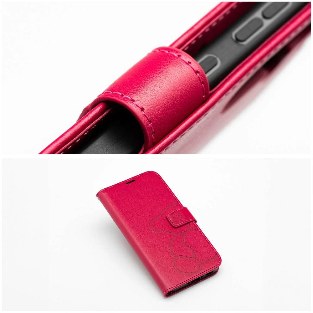 MEZZO Book case for SAMSUNG S26 Edge teddy bear magenta
