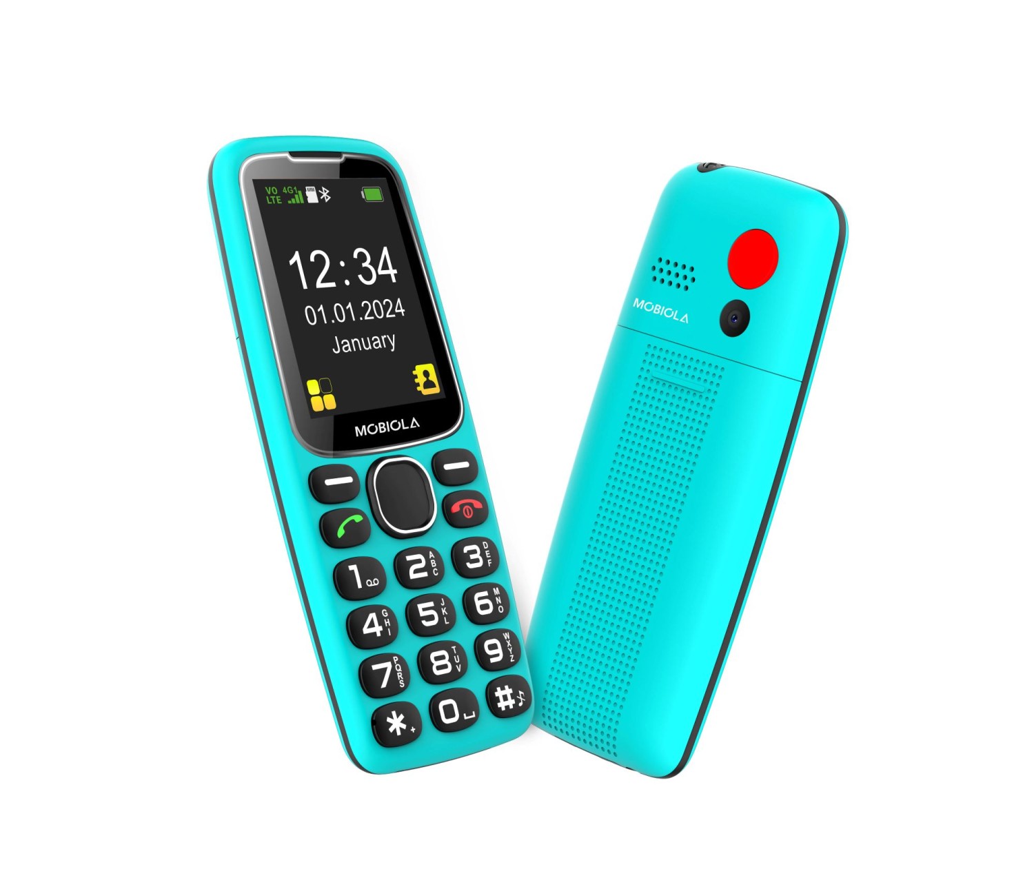 Mobiola MB4120 4G tyrkysová