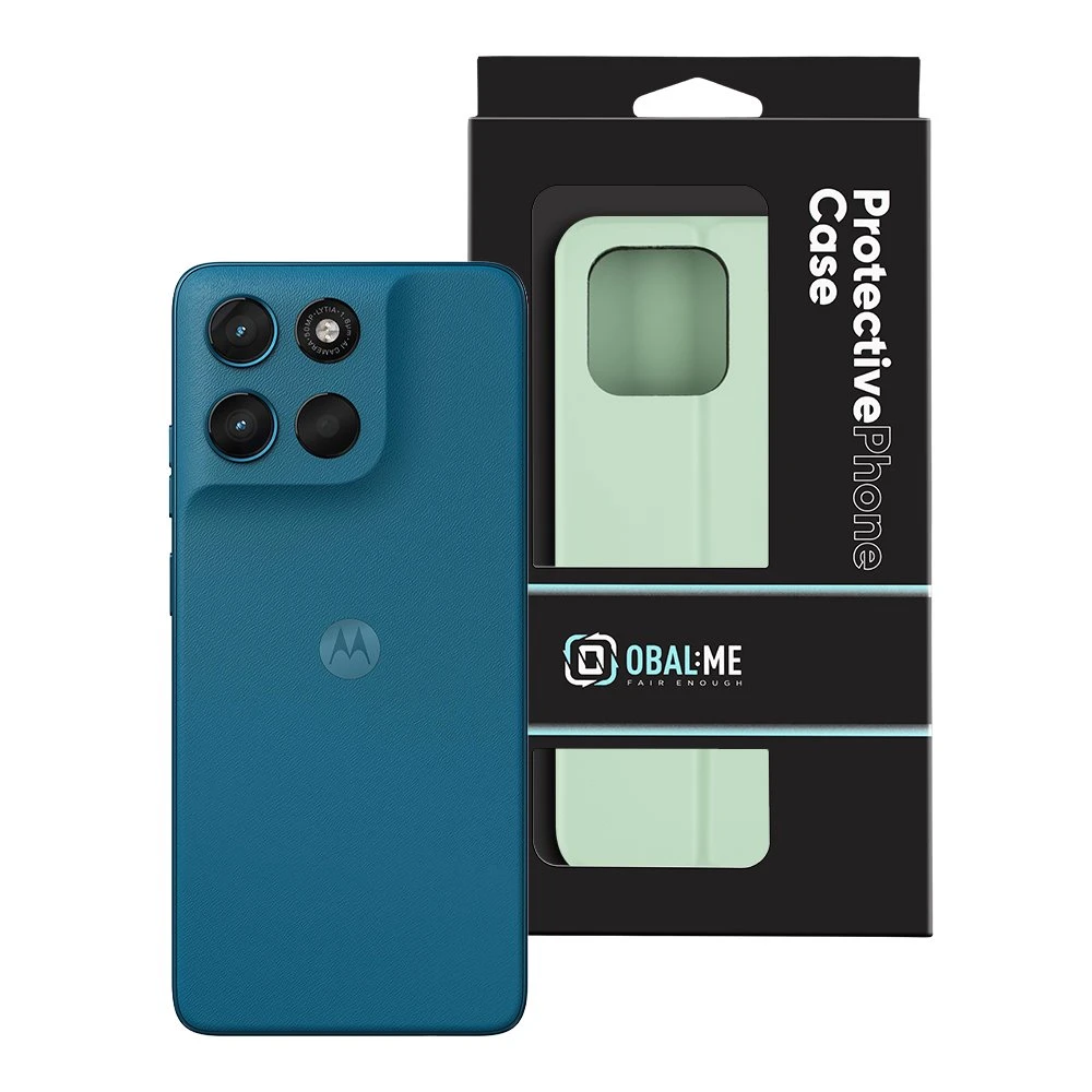 OBAL:ME SmoothTouch Pouzdro pro Motorola G57 Power Mint Green